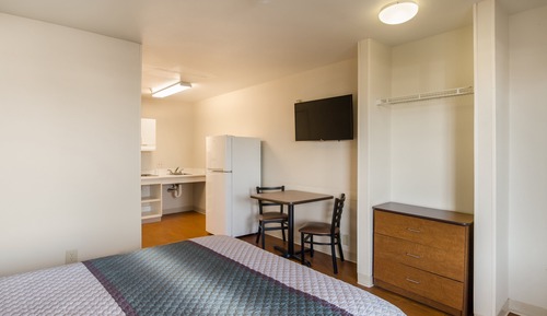 Studio, 1 grand lit, accessible aux personnes à mobilité réduite, non-fumeurs