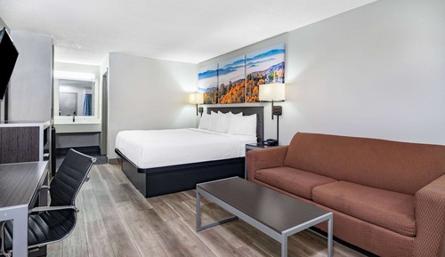 Chambre, 1 très grand lit, non-fumeurs