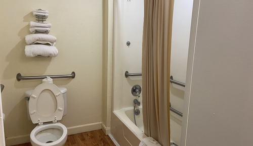 Chambre Standard, 1 très grand lit, accessible aux personnes à mobilité réduite, non-fumeurs