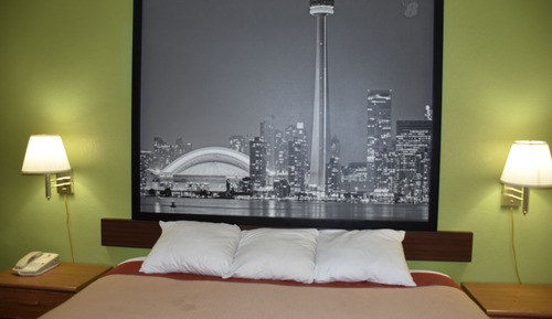 Chambre, 1 très grand lit, accessible aux personnes à mobilité réduite, non-fumeurs (Mobility)