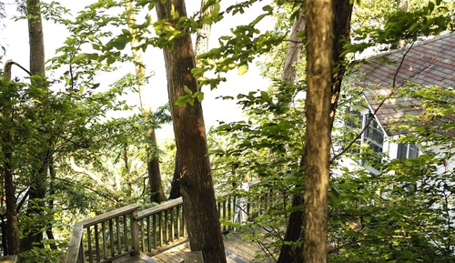 Chambre Deluxe, 3 lits une place, vue lac (Two Bedroom Cottage-Lake View)
