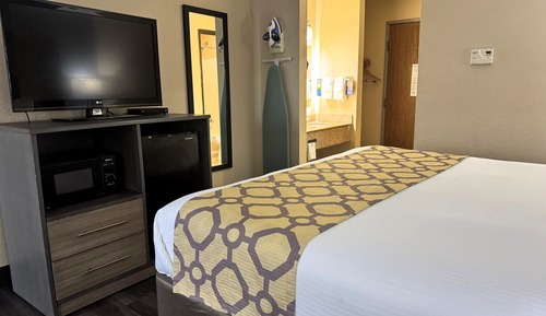 Chambre Standard, 1 grand lit, accessible aux personnes à mobilité réduite