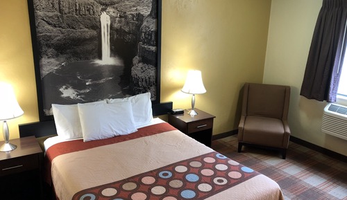 Chambre, 1 grand lit, accessible aux personnes à mobilité réduite, non-fumeurs (Mobility)