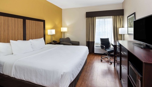 Chambre, 1 très grand lit, accessible aux personnes à mobilité réduite (Mobility Accessible)