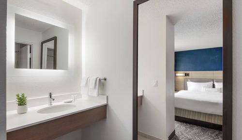 Studio, 1 très grand lit et 1 canapé-lit (Mobility Accessible, Roll-In Shower)