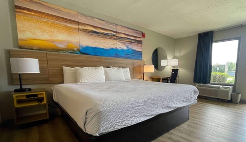 Chambre Standard, 1 très grand lit, accessible aux personnes à mobilité réduite