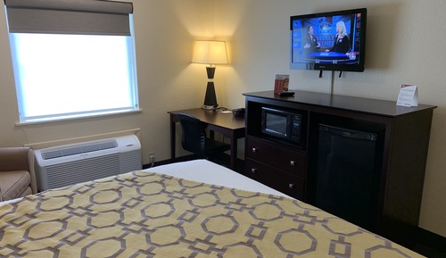 Chambre, 1 très grand lit, accessible aux personnes à mobilité réduite (Mobility Accessible)