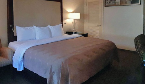 Chambre, 1 grand lit, accessible aux personnes à mobilité réduite, non-fumeurs
