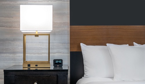 Chambre, 1 très grand lit, accessible aux personnes à mobilité réduite (Mobility, Roll-In Shower)