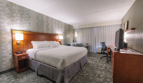 Chambre, 1 très grand lit et 1 canapé-lit (Hearing Accessible)