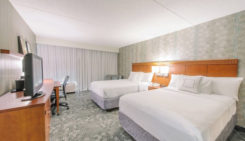 Chambre, 2 lits doubles, non-fumeurs (Mobility/Hearing Access, Roll-In Shwr)