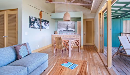 Bungalow, 2 grands lits, vue océan