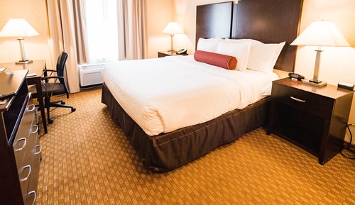 Chambre, 1 grand lit, accessible aux personnes à mobilité réduite, non-fumeurs