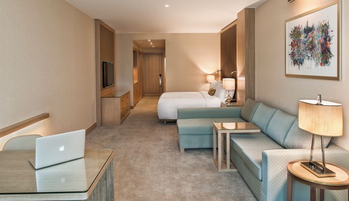 Chambre Deluxe, 2 lits une place, en bord de piscine
