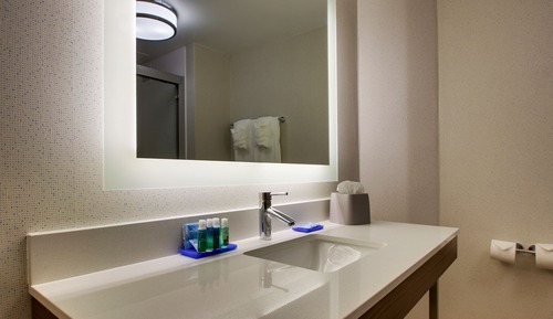 Chambre Standard, 1 très grand lit, accessible aux personnes à mobilité réduite (Roll-In Shower)
