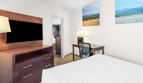 Chambre Standard, 1 grand lit, non-fumeurs, réfrigérateur et four à micro-ondes