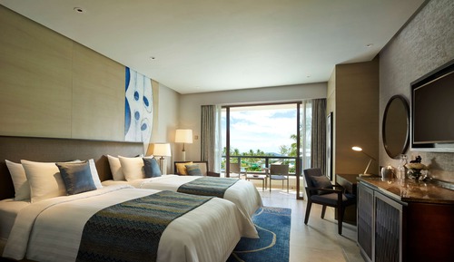 Tanjung Sea View, Chambre avec lits jumeaux