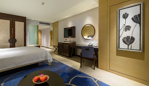 Tanjung Sea View, Chambre, 1 très grand lit, terrasse