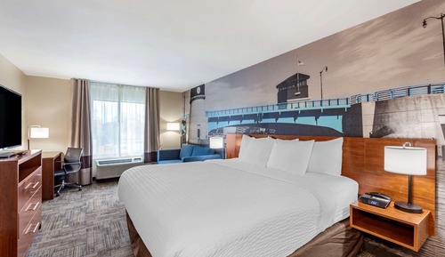 Chambre Standard, 1 très grand lit et 1 canapé-lit, non-fumeurs