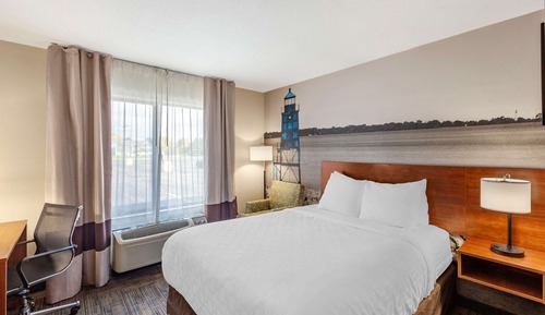 Chambre, 1 grand lit, accessible aux personnes à mobilité réduite, non-fumeurs