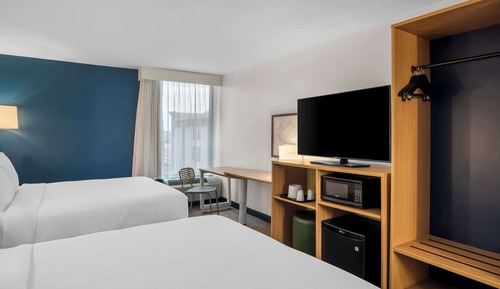 Chambre, 2 grands lits