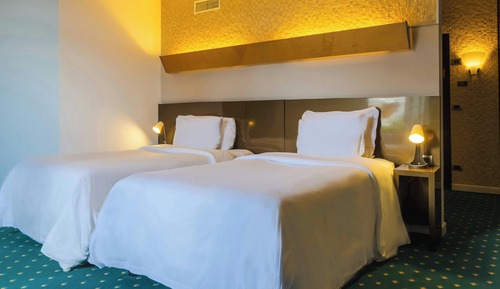 Chambre Supérieure, 2 lits une place, balcon
