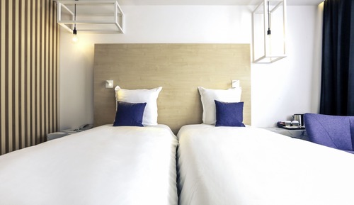 Chambre Classique avec lits jumeaux, 2 lits une place
