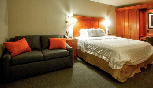 Chambre, 1 très grand lit et 1 canapé-lit, non-fumeurs (Study)