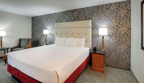 Chambre Deluxe, 1 très grand lit, réfrigérateur et four à micro-ondes (Upper Floor)