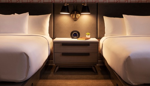 Chambre, 2 grands lits