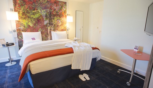Chambre Standard, 1 lit double, accessible aux personnes à mobilité réduite