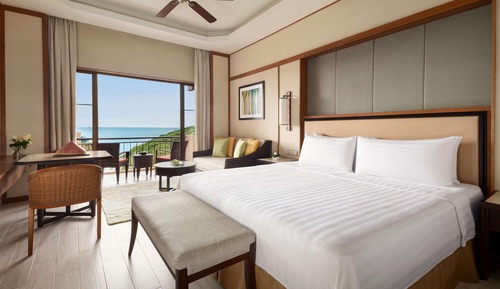 Chambre Deluxe, 2 lits une place, vue mer (Garden)
