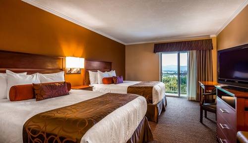 Chambre Standard, 2 grands lits, non-fumeurs, balcon (Fees apply over 2 adults)
