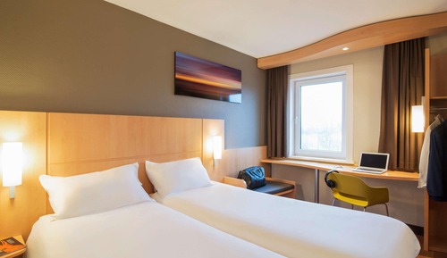 Chambre avec lits jumeaux, 2 lits une place