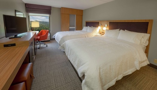 Chambre, 2 grands lits
