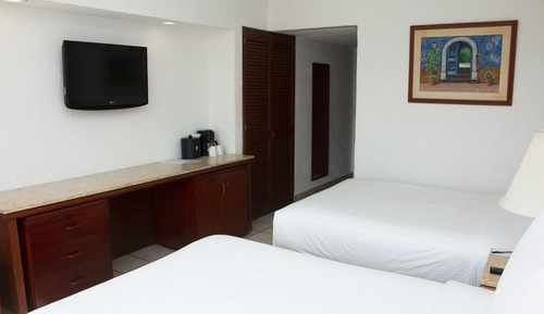 Chambre Supérieure, 2 lits doubles, vue montagne