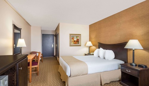 Chambre, 1 grand lit, non-fumeurs (Mobility/Hearing, Bathtub w/Grab Bars)