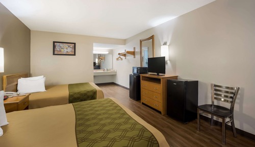 Chambre, 2 lits doubles, accessible aux personnes à mobilité réduite, fumeurs