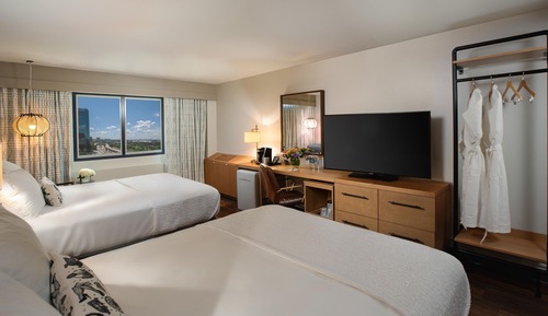 Chambre, 2 grands lits