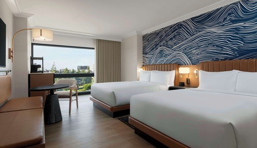 Chambre, 2 grands lits