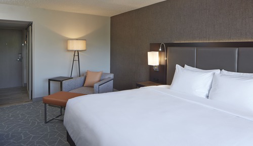 Chambre, 1 très grand lit (Mobility & Hearing, Transfer Shower)