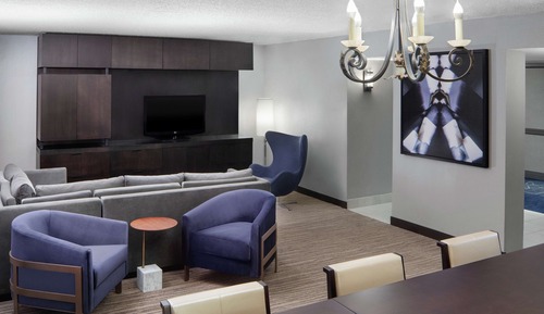 Suite, 1 très grand lit (Connector, NYC Skyline View Top Floor)