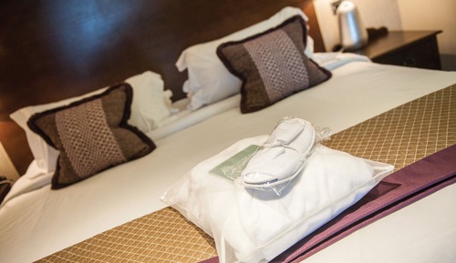 Chambre Double Signature, terrasse, vue lac