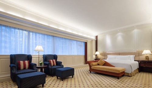 Suite Junior, 1 très grand lit (High Floor, Living and Dining Areas)
