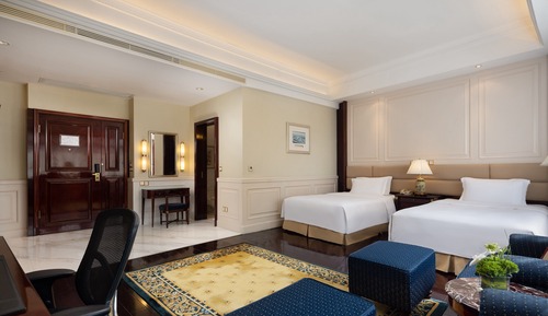 Suite Junior, 2 lits une place, accès au salon club
