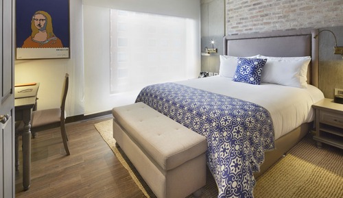 Chambre Supérieure, 1 grand lit, vue ville