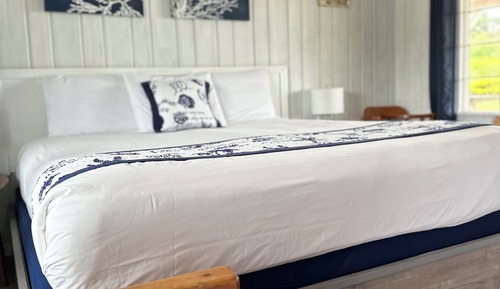Chambre Standard, 1 très grand lit, vue océan