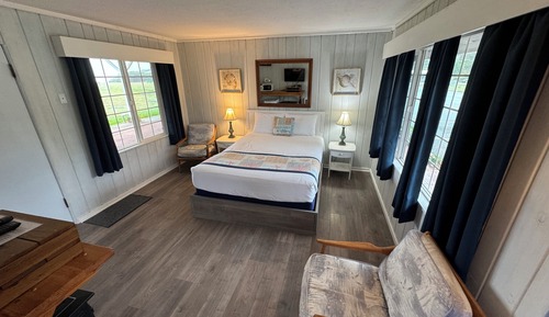 Chambre Standard, 1 grand lit, vue océan
