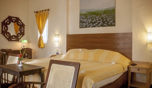 Chambre, vue jardin