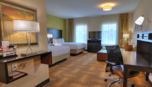 Suite Studio, 2 grands lits, cuisine (Mobility, Accessible Shower)